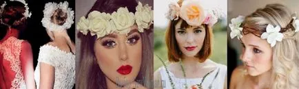 Модни аксесоари за сватбени прически