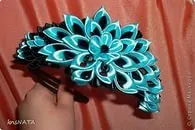 Ленти kanzashi майстор класа, фото и видео уроци, за да направим