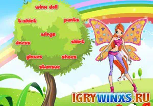 Онлайн игра Winx рокля за момичета