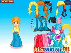 Онлайн игра Winx рокля за момичета