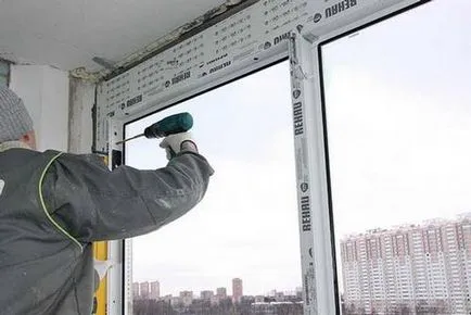 Основните етапи на инсталацията на пластмасови прозорци към лоджия (пластмасови) Основните етапи на инсталацията на пластмасови прозорци лоджия
