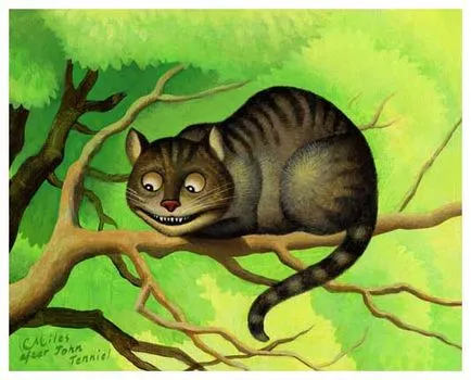 Къде е Cheshire котка голям илюстрацията! (Излиза) Къде е Cheshire котка голям илюстрацията!