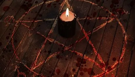 Pentagram снимка, на стойност символ