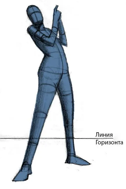 Перспектива и височина при изготвянето човешката фигура - компютърна графика и анимация
