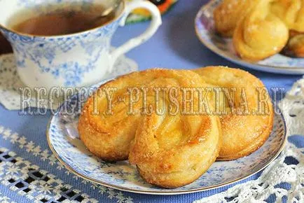 Кифли със захар с тесто, рецептата със стъпка по стъпка снимки