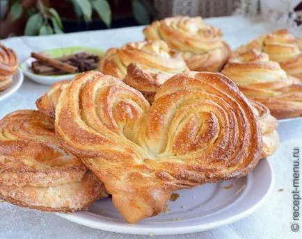 Кифли с захар (рецепта със снимка)