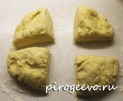 Кифли с захар (с рецепта стъпка по стъпка снимки)