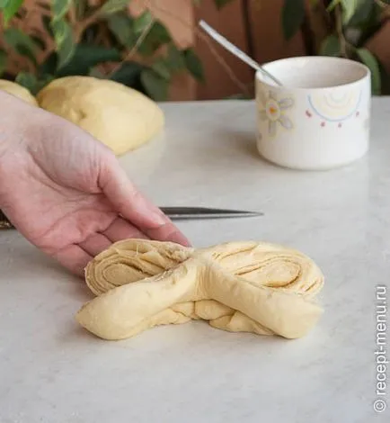 Кифли с захар (рецепта със снимка)