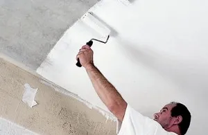 Paint на тавана с ръцете си основните правила