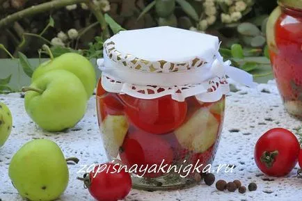 Домати с ябълки за зимата 1