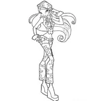 Оцветяване за момичета Winx