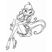 Оцветяване за момичета Winx