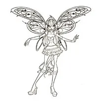 Оцветяване за момичета Winx