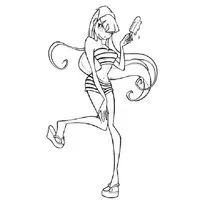 Оцветяване за момичета Winx