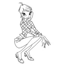 Оцветяване за момичета Winx