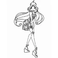 Оцветяване за момичета Winx
