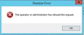 Rds сянка - да се свърже с сесия потребител в Windows 2012 R2, прозорци за система