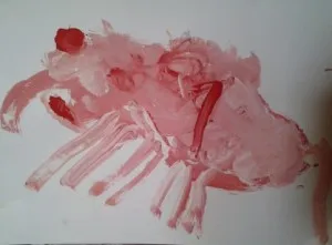 Draw и да играе с майка си