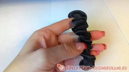 Scrunchy с ръцете си, майсторски клас със собствените си ръце
