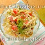 Домат салата с маслини - рецепта със снимки