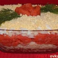 Салата с червена риба - (повече от 14 рецепти) със снимки на (салати) Салата с червена риба - (повече от 14 рецепти) от снимката на