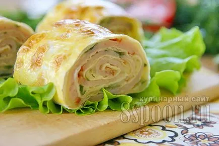 Руло от Лаваш прости и вкусни рецепти с стъпка по стъпка снимки