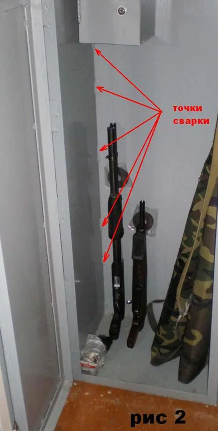 Сейф за пушки с ръцете си 1