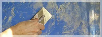 Венецианска мазилка с ръцете си