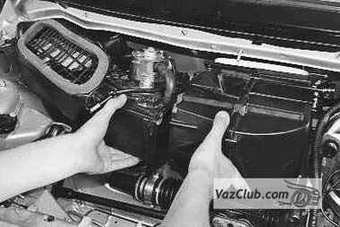 Демонтаж и монтаж нагревател Lada Priora (Lada Priora)