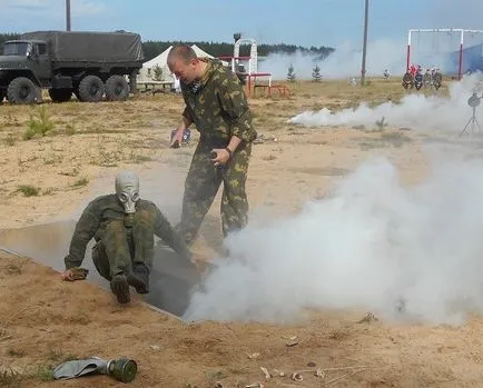 Обслужване на военното разузнаване сержанта очите, наборниците