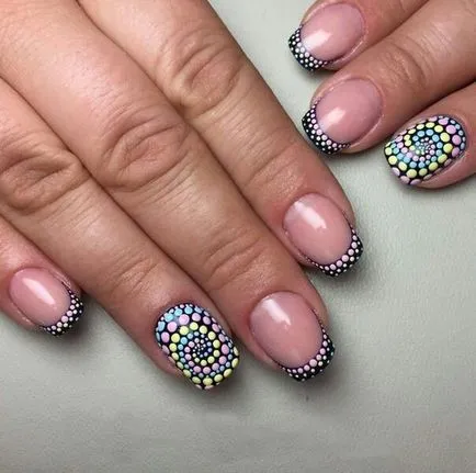Модерен Nail Design 2017 яке с модел на снимка