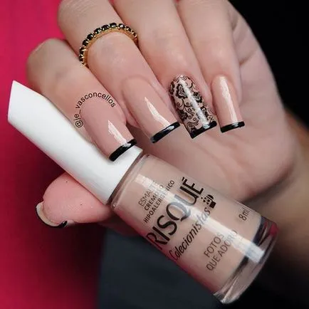 Модерен Nail Design 2017 яке с модел на снимка