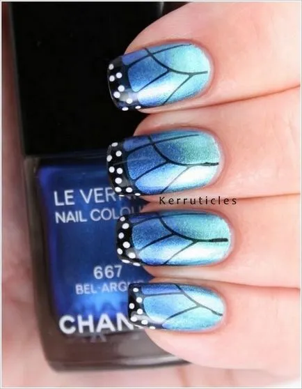 Модерен Nail Design 2017 яке с модел на снимка