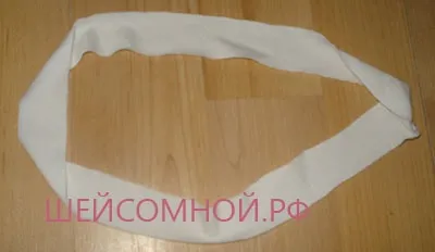 Зашийте риза от трико, без модел - вратовете с мен