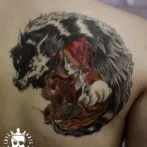 Wolf татуировка означава, скици