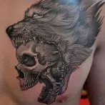 Wolf татуировка означава, скици