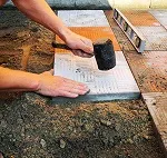 технология за изготвяне на тротоарни плочи с ръцете си, как да се направи у дома
