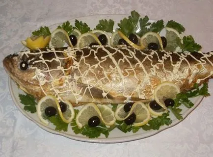 Carp печени цяло - вкусна рецепта