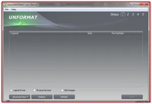 Unformat възстановяване на данни след форматиране
