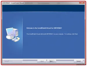 Unformat възстановяване на данни след форматиране