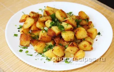 Варени и пържени картофи - снимки рецепти