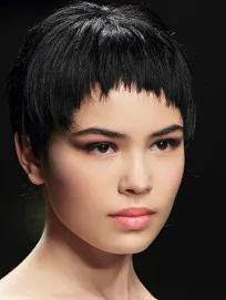 Видове Bangs за всеки тип лице (50 снимки)