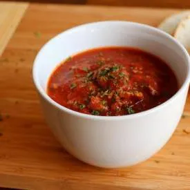 Delicious сос за месо рецепта със снимка