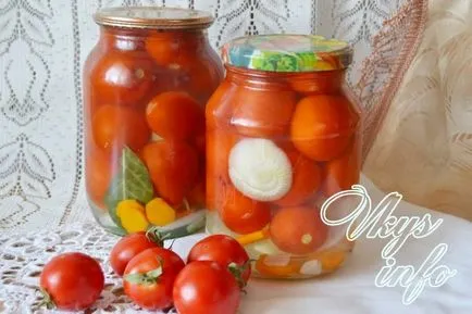 Вкусни консервирани домати за зимата рецептата със снимка