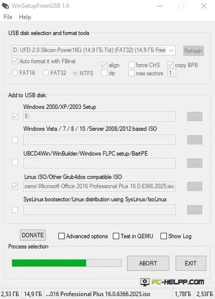 WinSetupFromUSB Инструкции за употреба