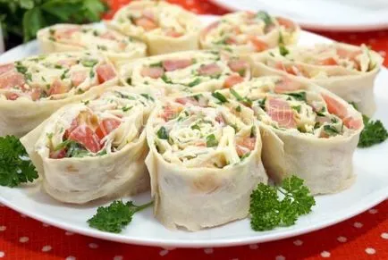 Предястия на Лаваш на празничната трапеза - предястия рецепти Лаваш