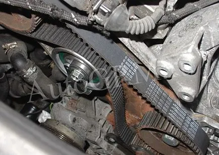 Смяна времето Audi колан a4 1 8t на (затягане ролка болт) Смяна времето Audi колан a4 1 8t на