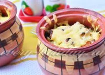 Печено пиле с картофи в гърне рецепта със снимка
