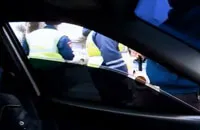 Влезте бял кръг с червен - забранено движението на