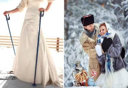Зимна сватба фотосесия искал да организира стилна почивка